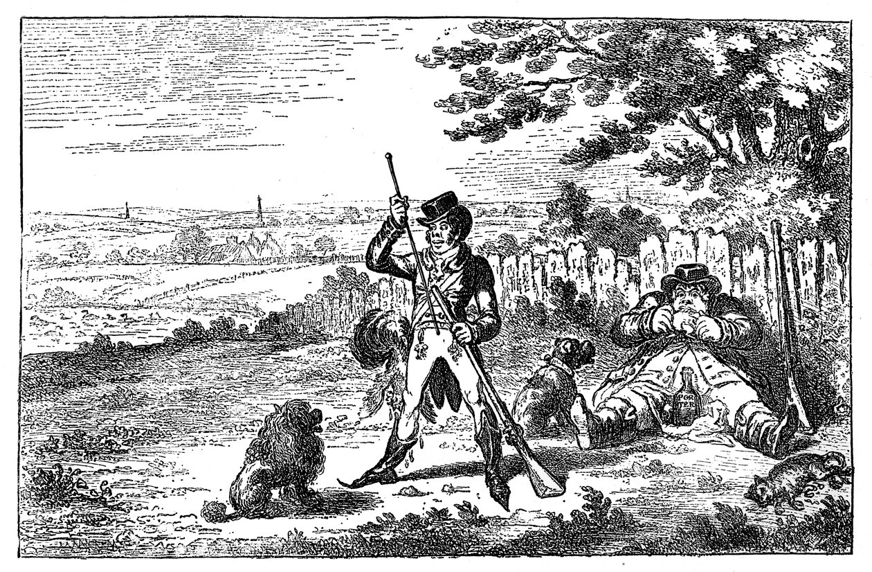 Cockney Sportsmen Recharging, 1800 af Unbekannt