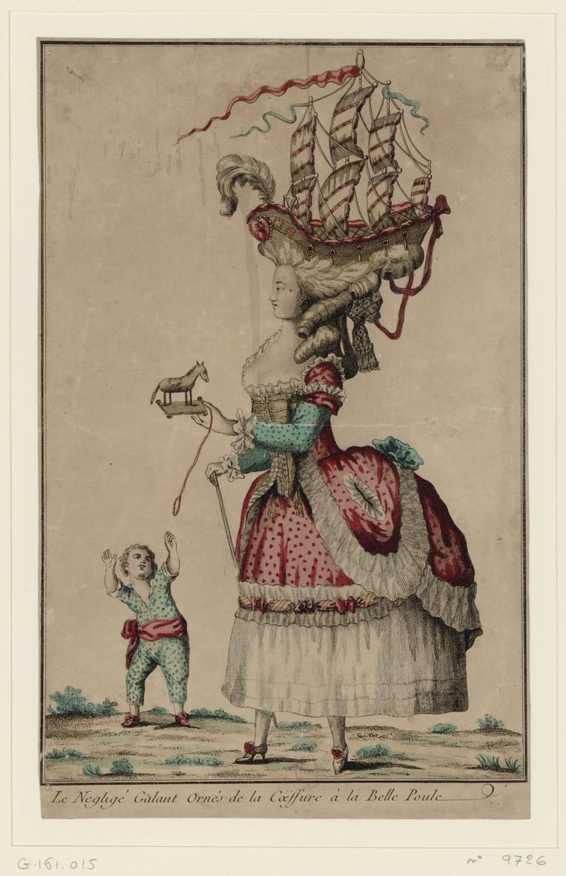 Frisure på Belle-Poule, 1778 af Unbekannt