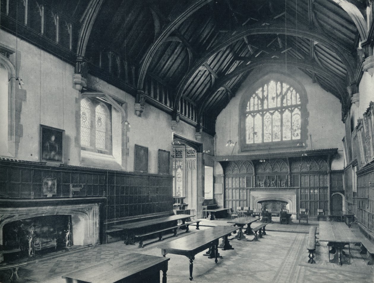 College Hall, Looking West, 1926 af Unbekannt