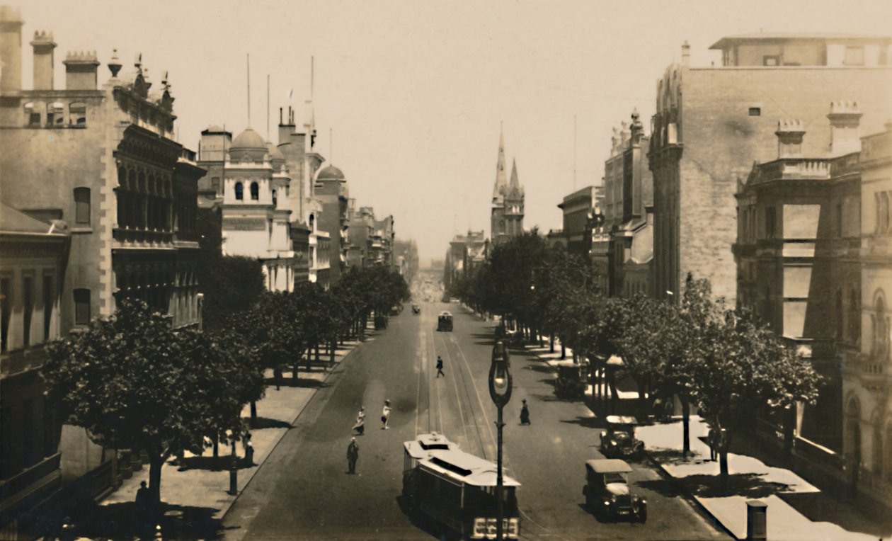 Collins Street, Melbourne, Australien, c1920