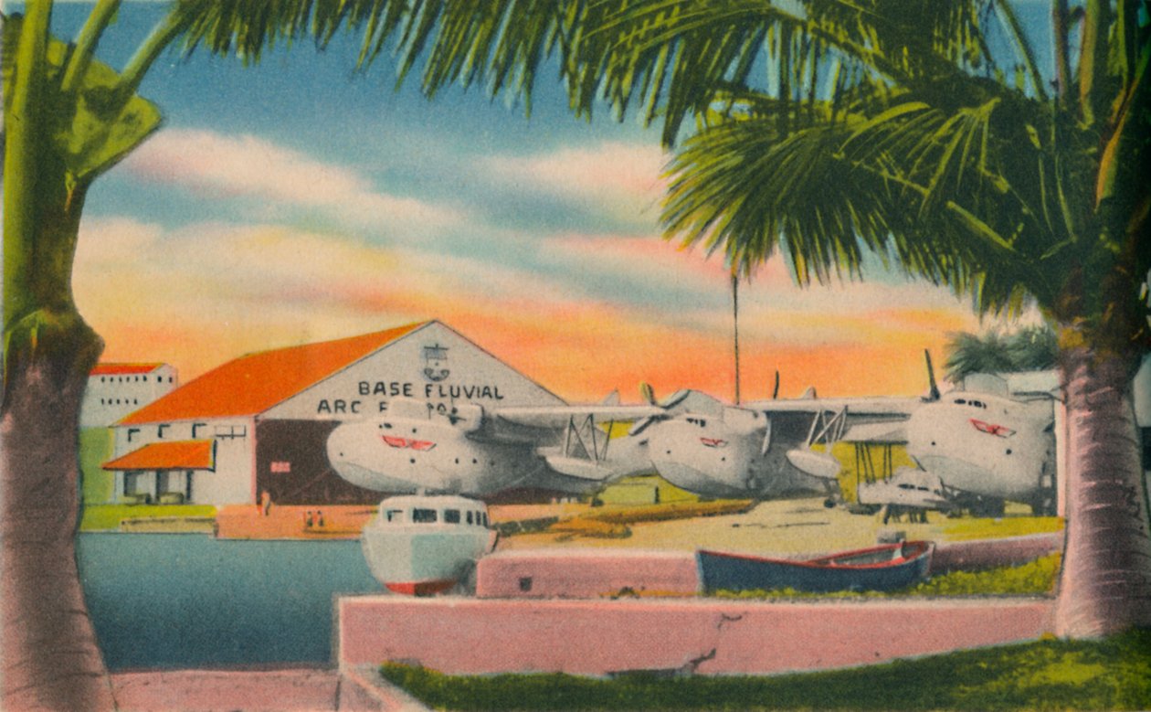 Den colombianske flådebase, Barranquilla, c1940