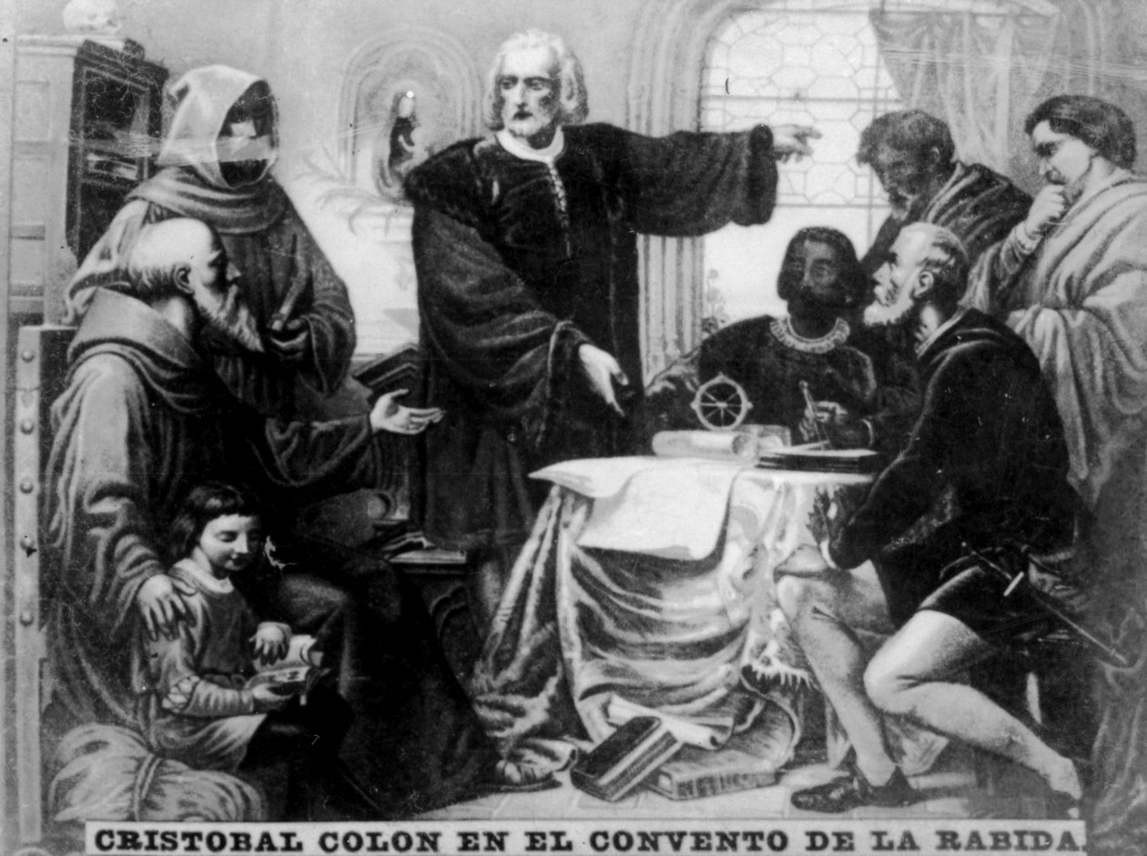 Columbus i Rabida, 1400-tallet, 1920