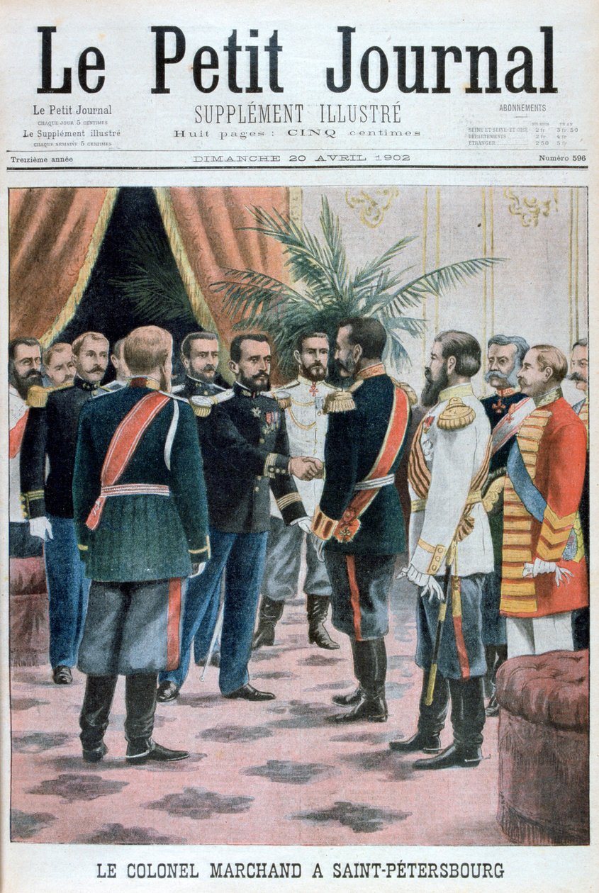 Oberst Jean-Baptiste Marchand i Skt. Petersborg, Rusland, 1902 af Unbekannt