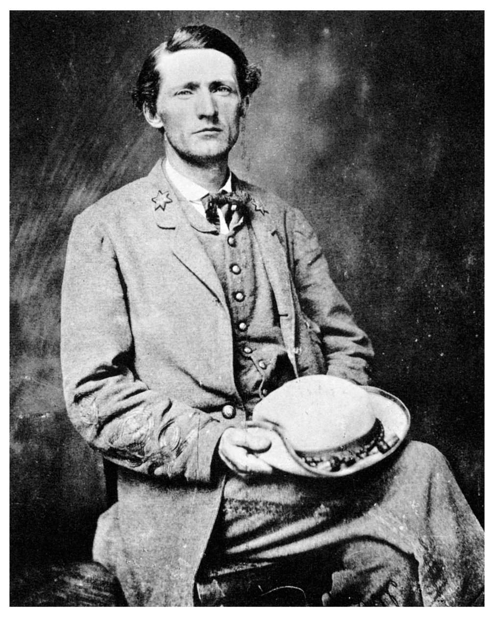 Oberst John Singleton Mosby, amerikansk konfødereret soldat, 1860
