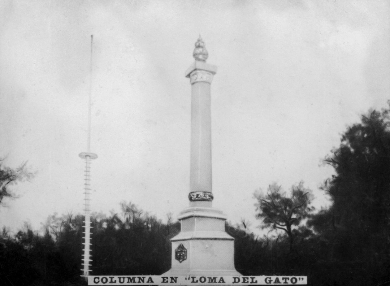Søjle ved Loma del Gato, 1896, 1920