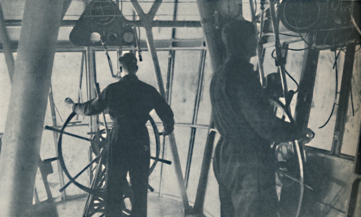 Komfort for passagerer og kabinen af en vidunderlig central kontrol, c1935 af Unbekannt