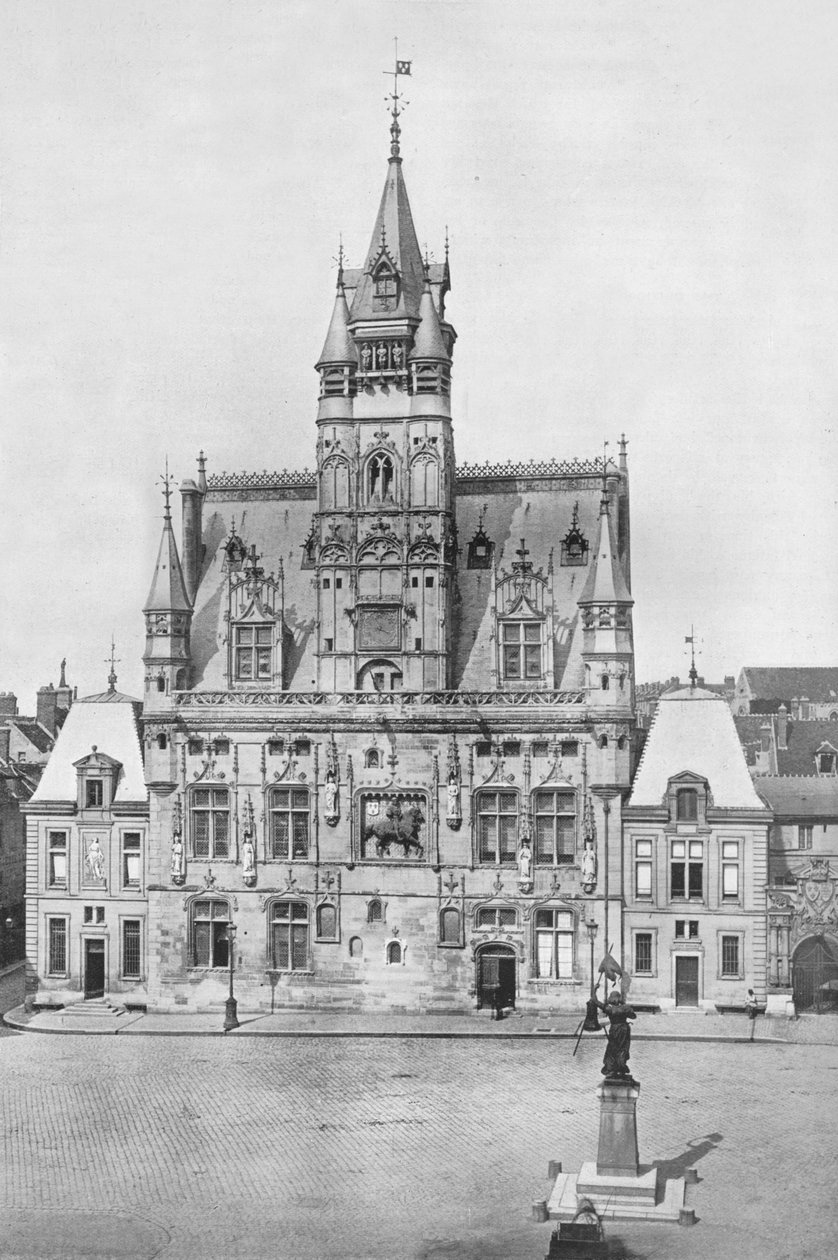 Compiegne: Rådhuset, 1914 af Unbekannt