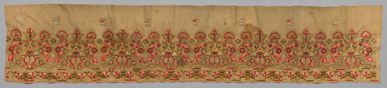 Komplet skørtekant, 1700-tallet. af Unbekannt