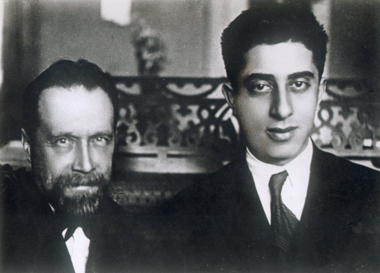 Komponisterne Nikolai Myaskovsky og Aram Khachaturian, 1933 af Unbekannt