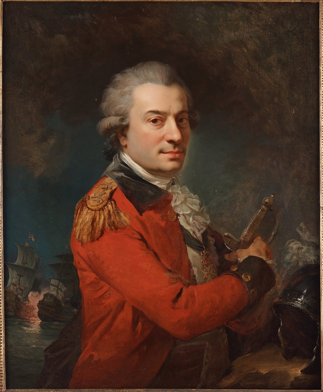 Grev Pierre André de Suffren af ​​Saint-Tropez 1729-1788, midten af ​​det 18. årh. af Unbekannt