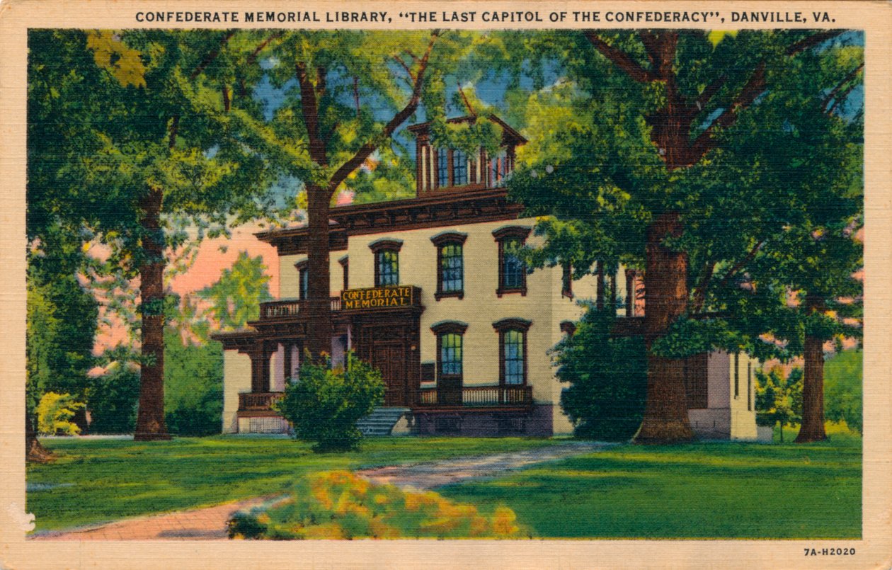 Confederate Memorial Library, Danville, Virginia, 1938 af Unbekannt