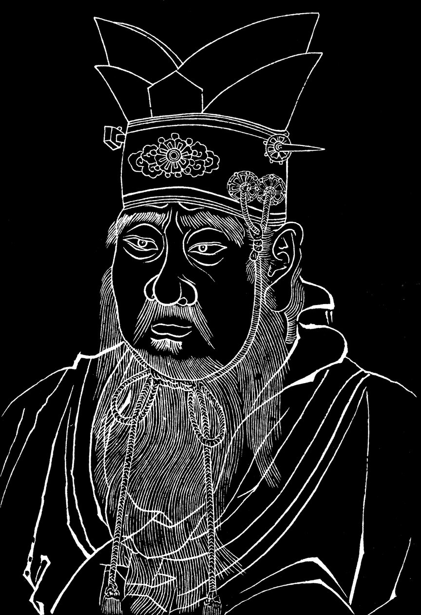 Konfucius 551-479 f.Kr., kinesisk filosof af Unbekannt
