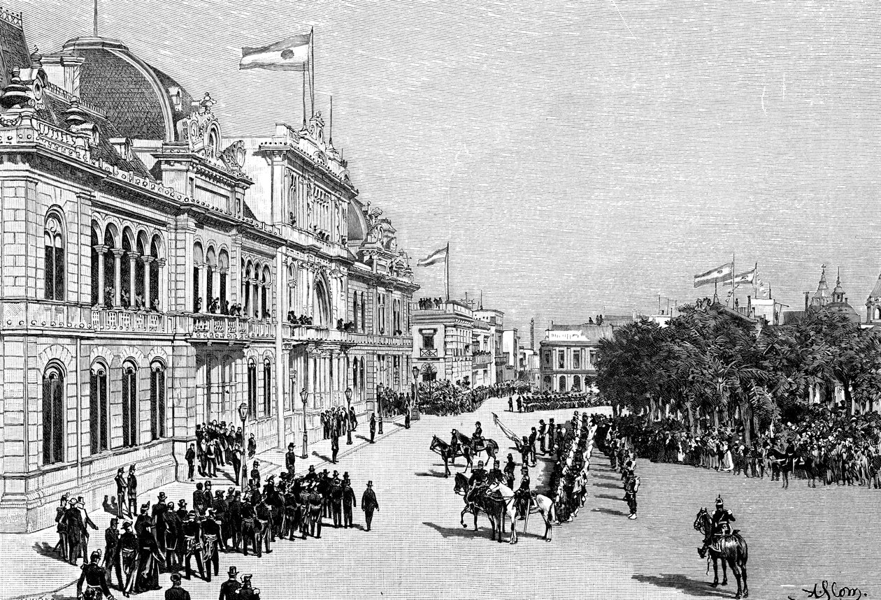 Kongresbygninger, Buenos Aires, Argentina, 1895 af Unbekannt