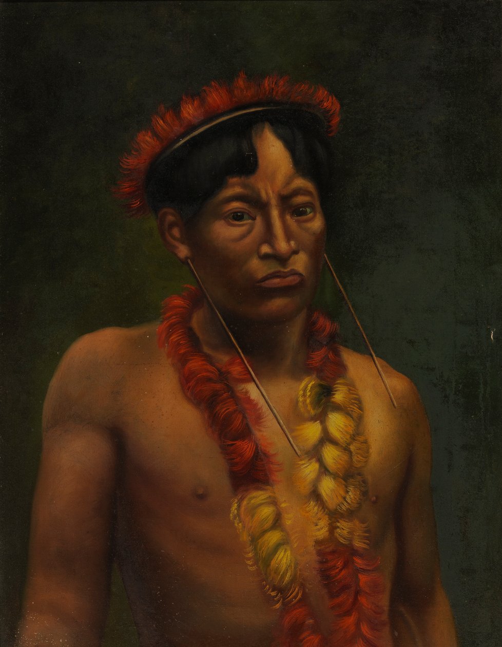 Conibo Indian, ca. 1890-1892. af Unbekannt