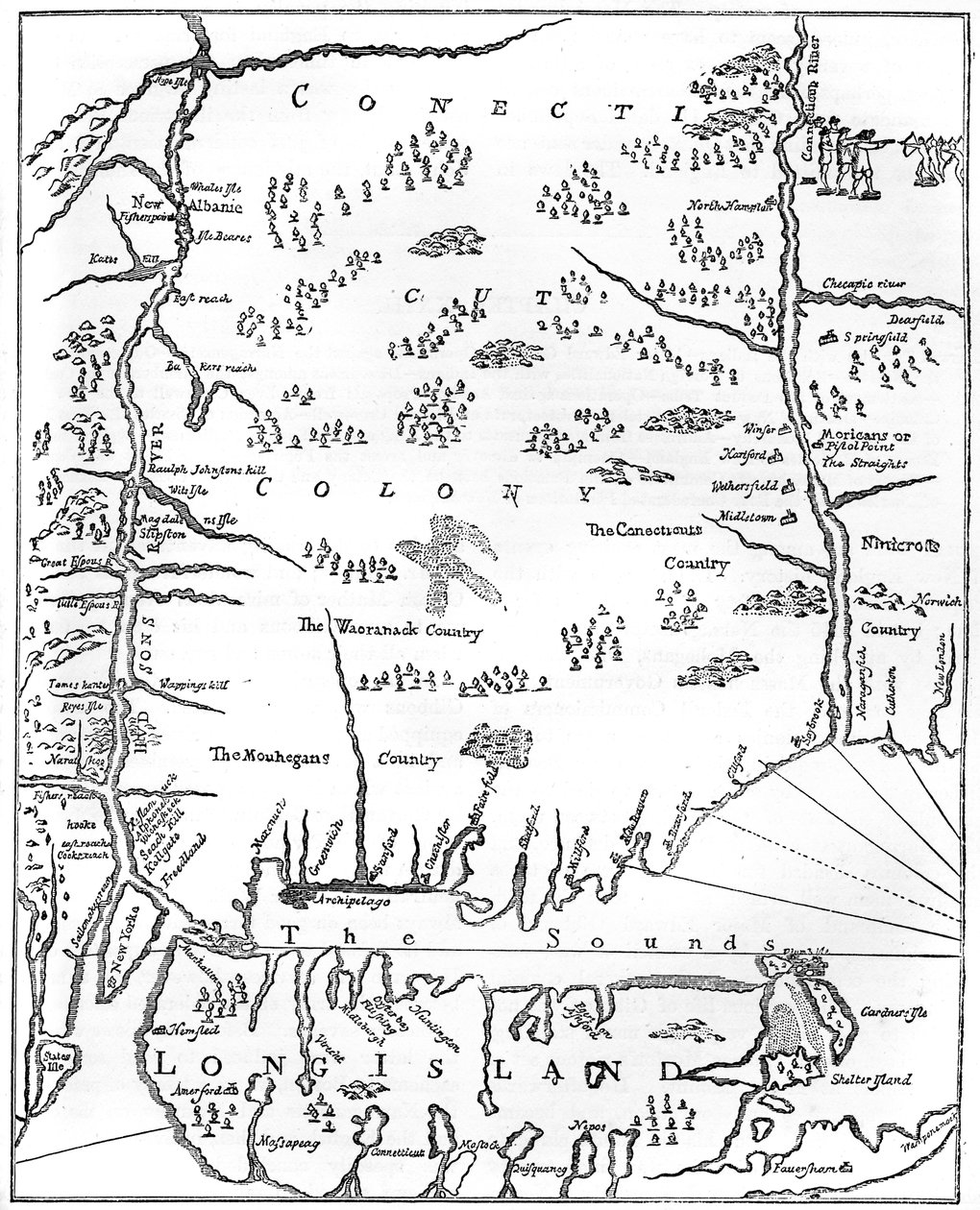 Connecticut, c1600-tallet c1880 af Unbekannt