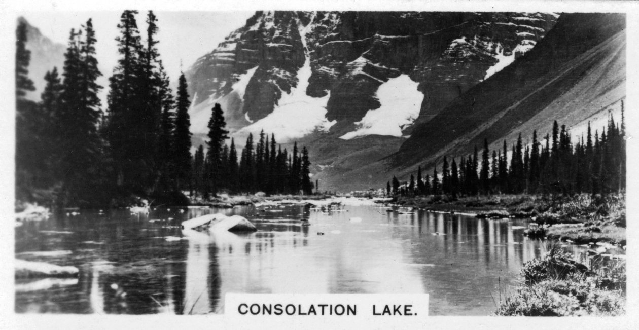 Consolation Lake, Alberta, Canada, c1920