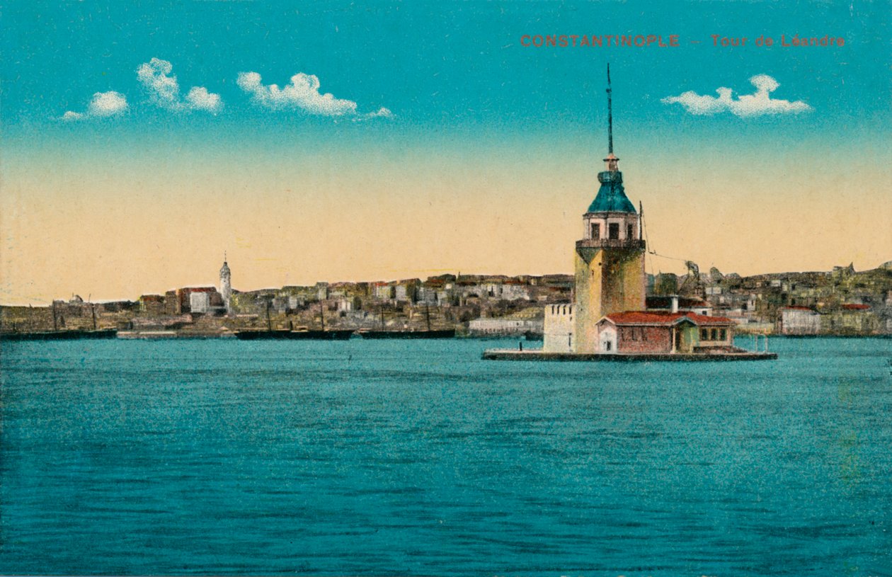 Konstantinopel - Jomfrutårnet, c1900 af Unbekannt
