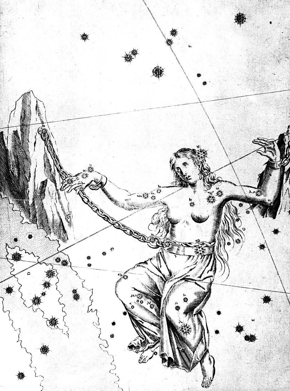 Stjernebilledet Andromeda, 1723 af Unbekannt