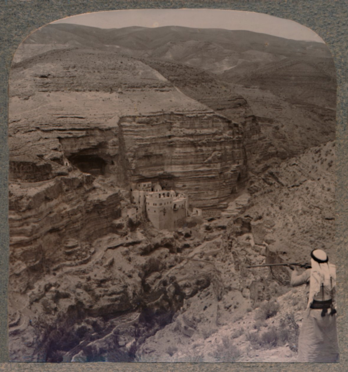 Elias kloster. Beduiner skyder, c1900 af Unbekannt