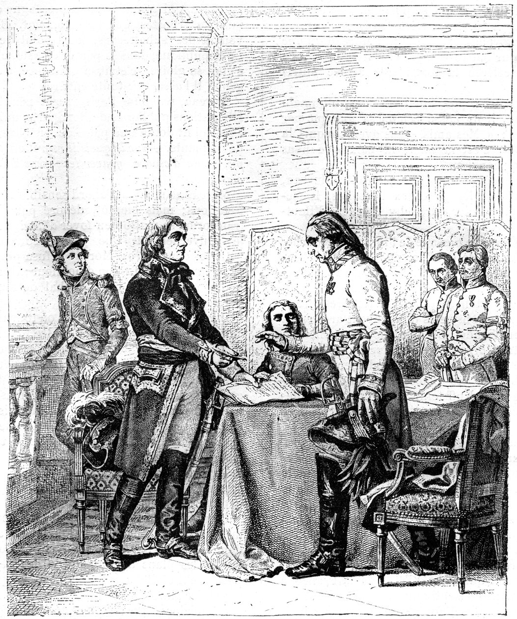 Konvention efter slaget ved Marengo, Italien, 15. juni 1800 1882-1884 af Unbekannt