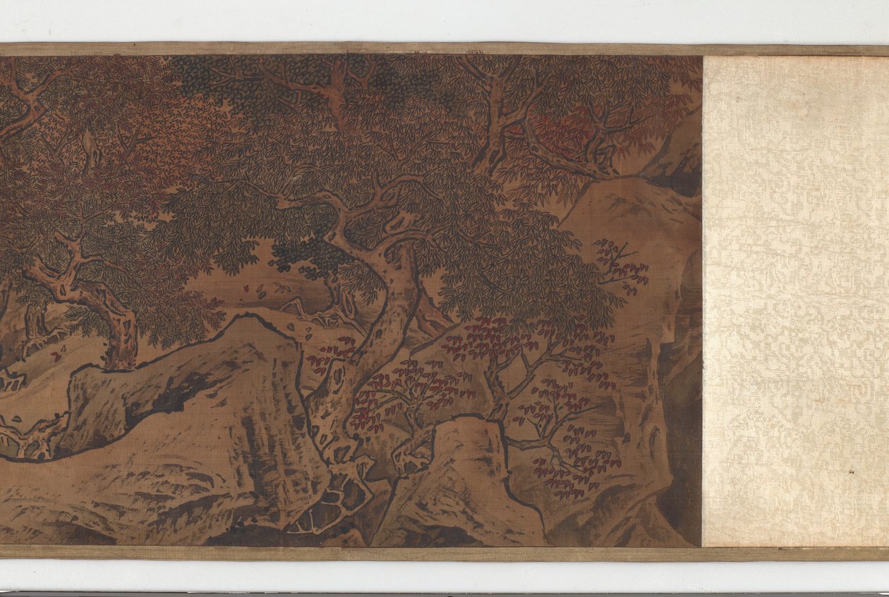 Samtale ved siden af Hao-floden, Ming-dynastiet, 1500-tallet. af Unbekannt