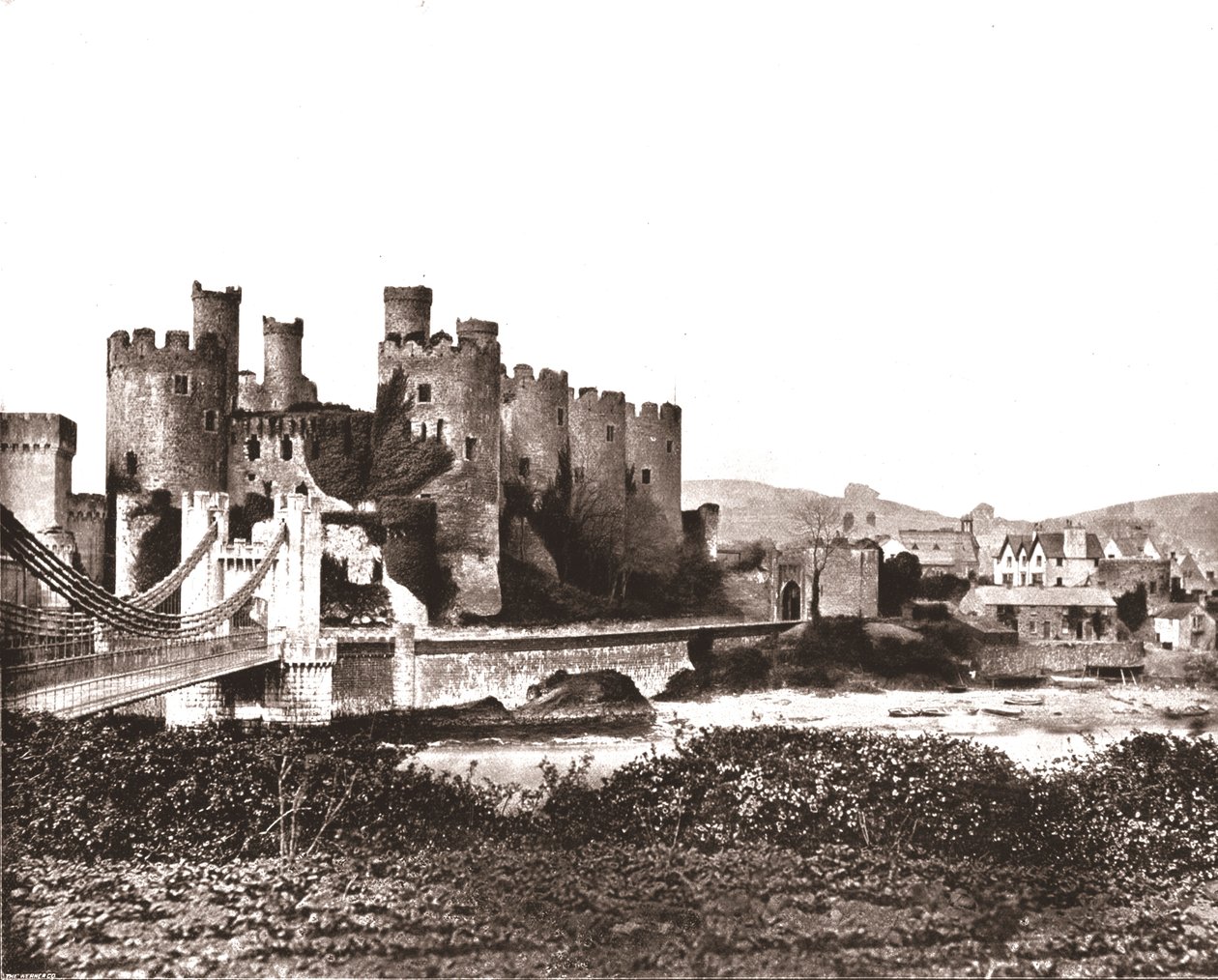 Conway Castle, North Wales, 1894. af Unbekannt