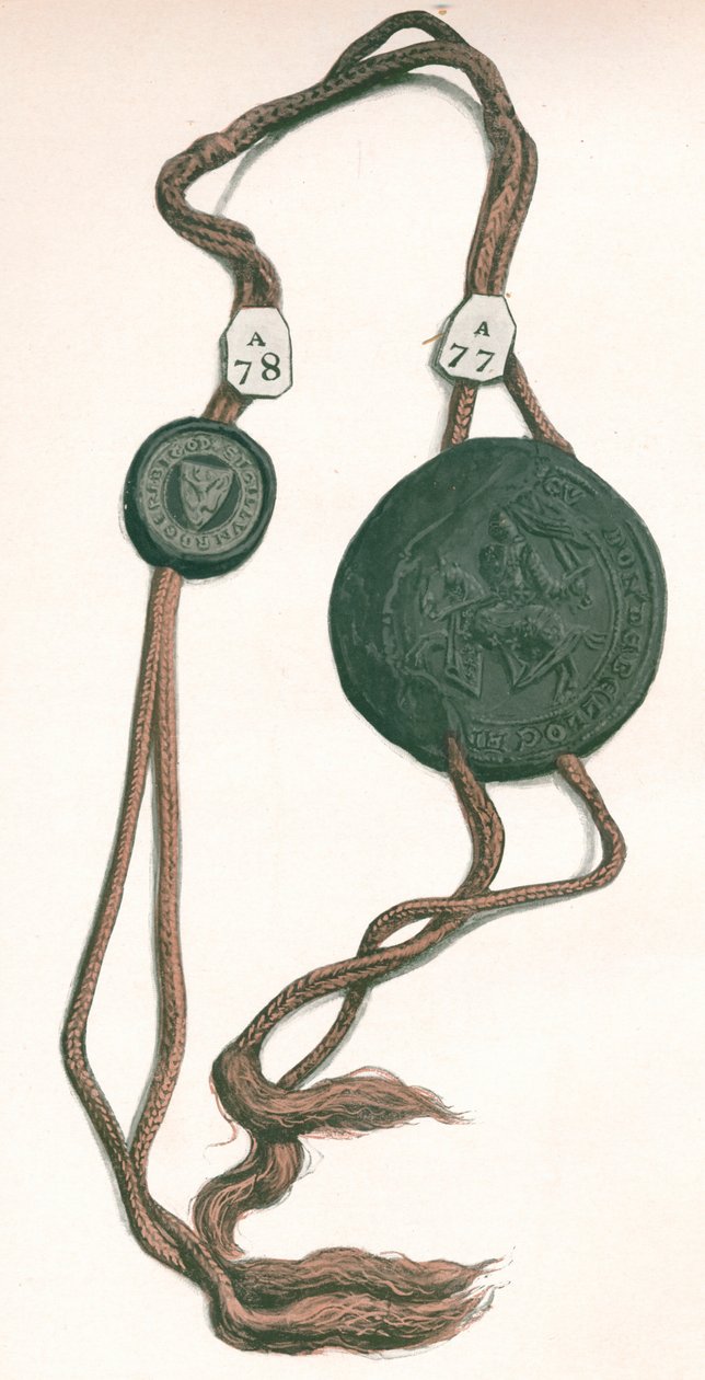 Cord III Roger Bigod, Earl of Norfolk, & Guy de Beauchamp, Earl of Warwick, 1904 af Unbekannt