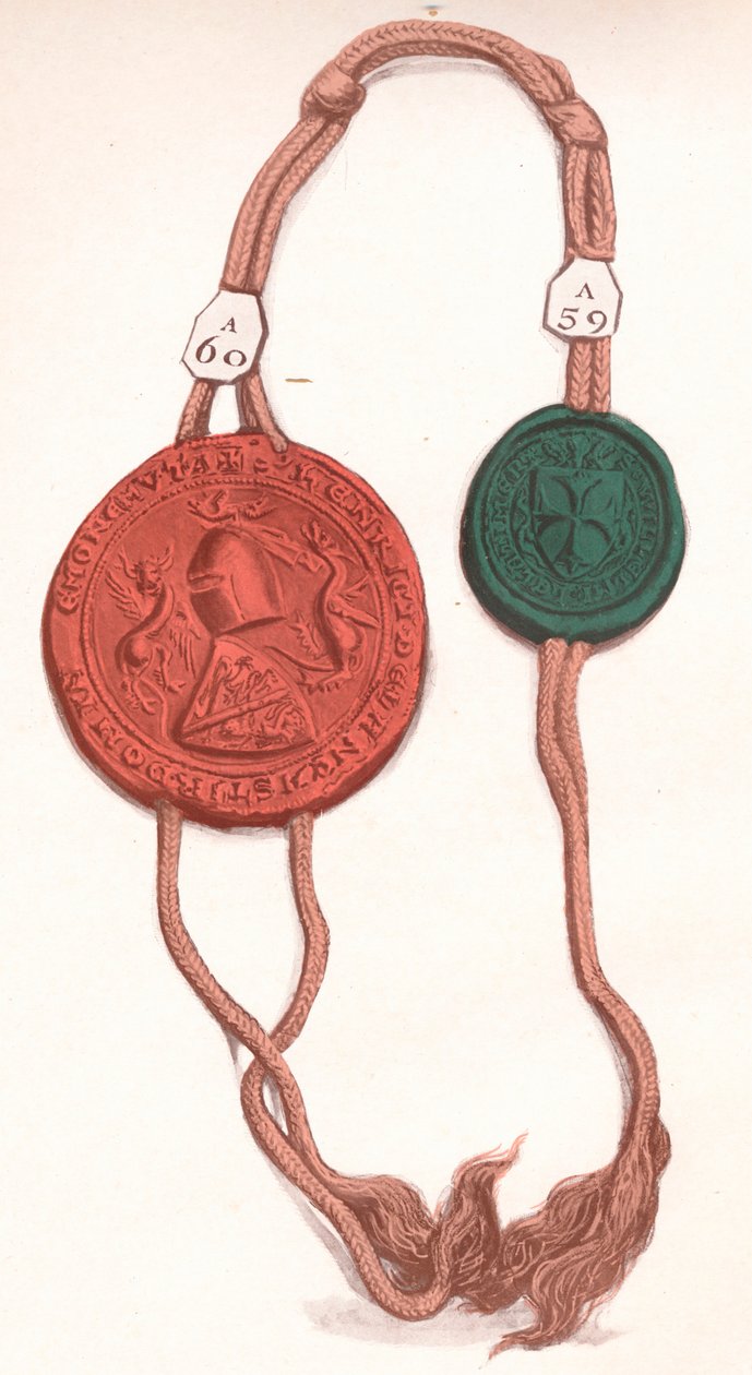 Cord V. Henry, Earl of Lancaster og Leicester & William le Latimer, Lord of Corby, 1904 af Unbekannt