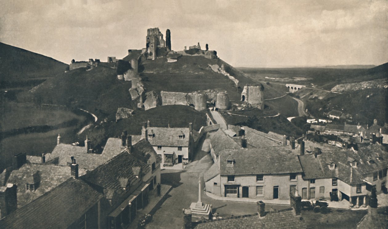 Corfe Castle, Dorset, c1910 af Unbekannt