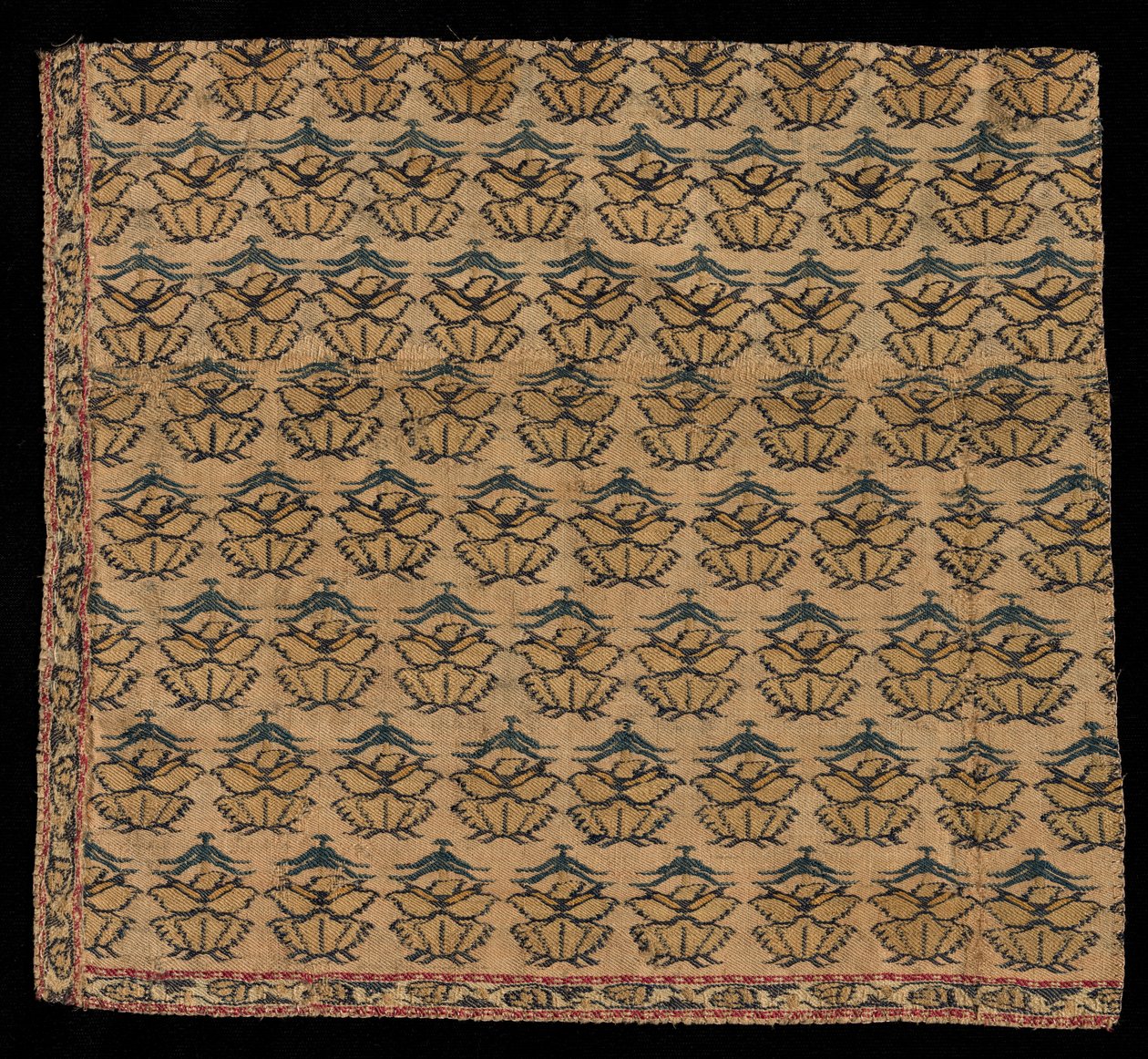 Hjørnefragment af et sjal, slutningen af 1700-tallet. af Unbekannt