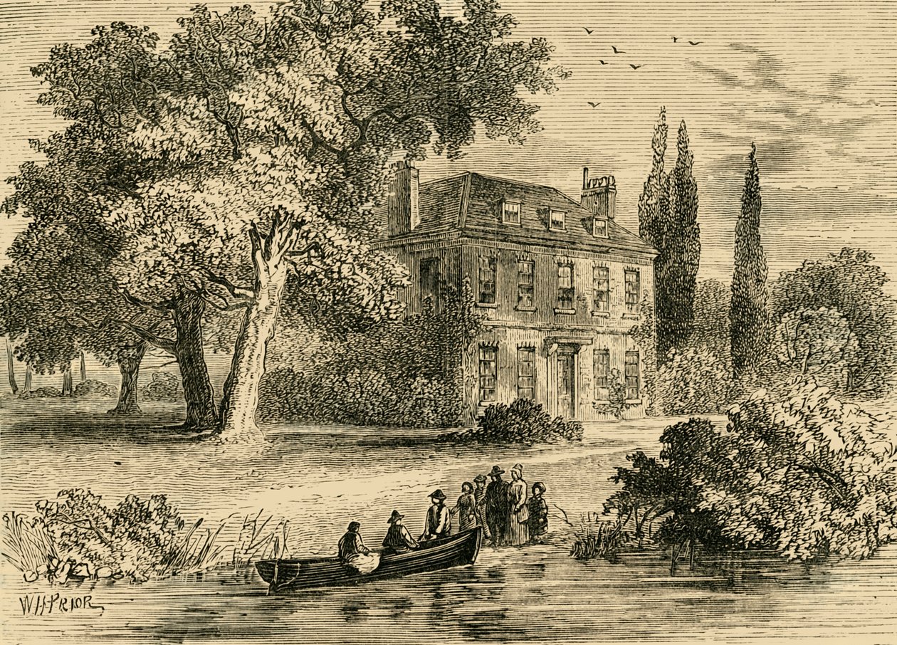 Corney House, i 1760, c1878. af Unbekannt