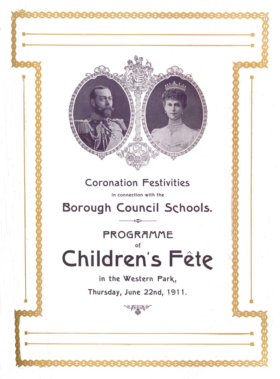 Kroningsfester i forbindelse med Borough Council Schools, 1911, 1917. af Unbekannt