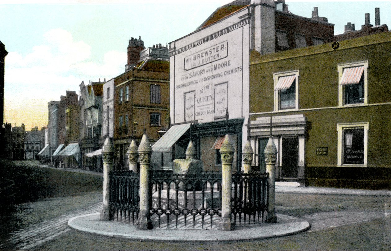 Coronation Stone, Kingston upon Thames, London, 20. århundrede af Unbekannt