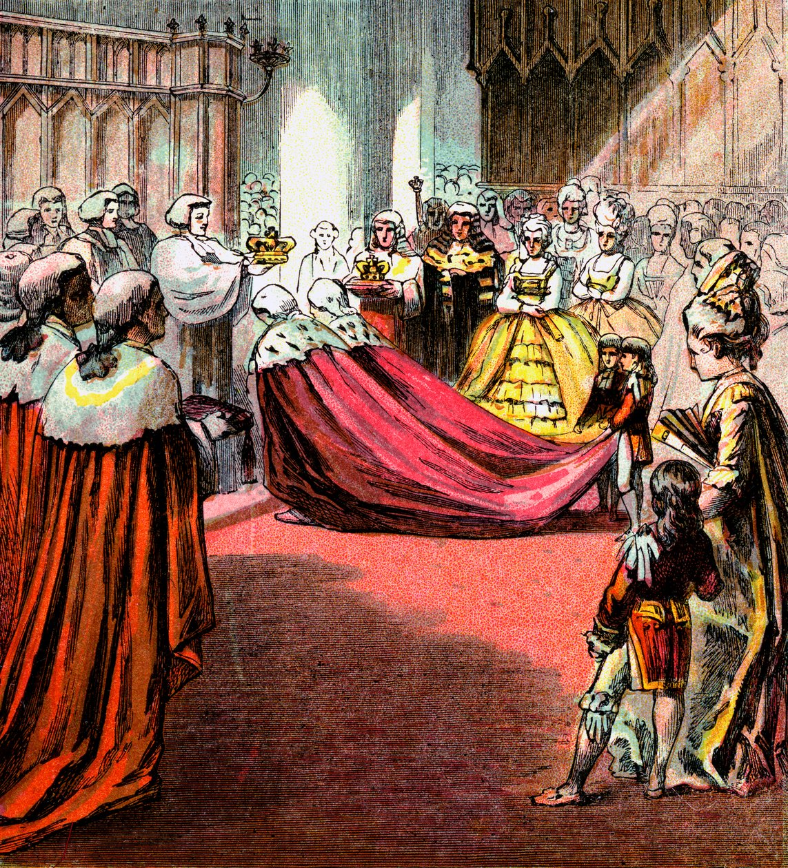 Kroningen af Georg III, 1761, c1850