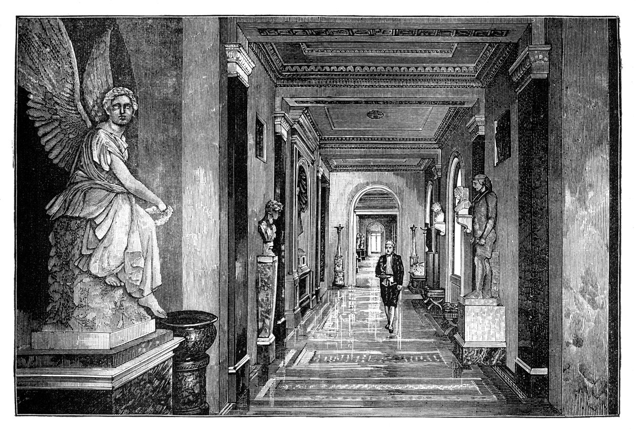 Korridor, Osborne House af Unbekannt