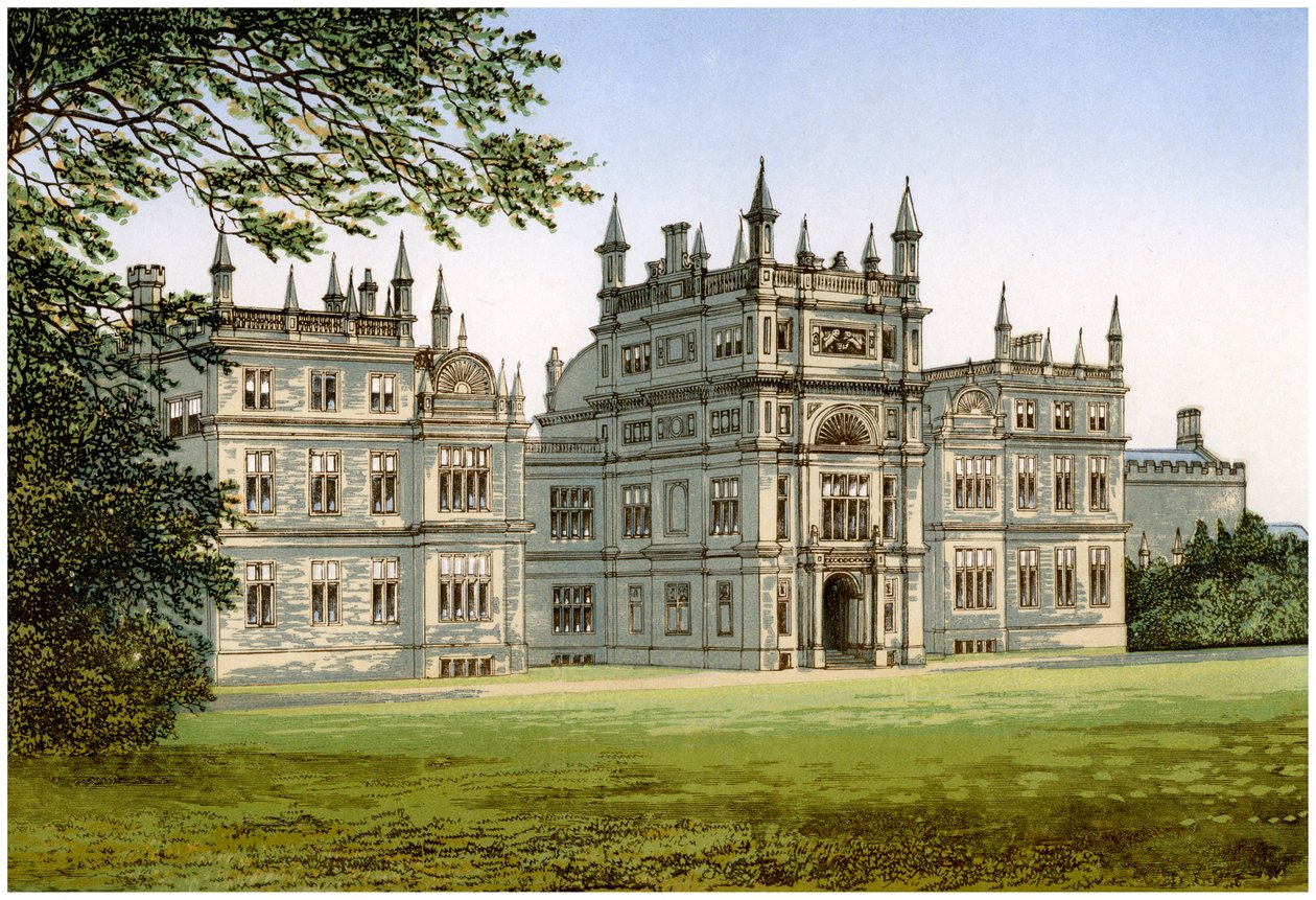 Corsham Court, Wiltshire, hjemsted for Lord Methuen, c1880 af Unbekannt