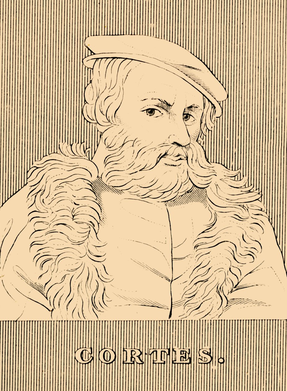 Cortes, 1485-1547, 1830. af Unbekannt