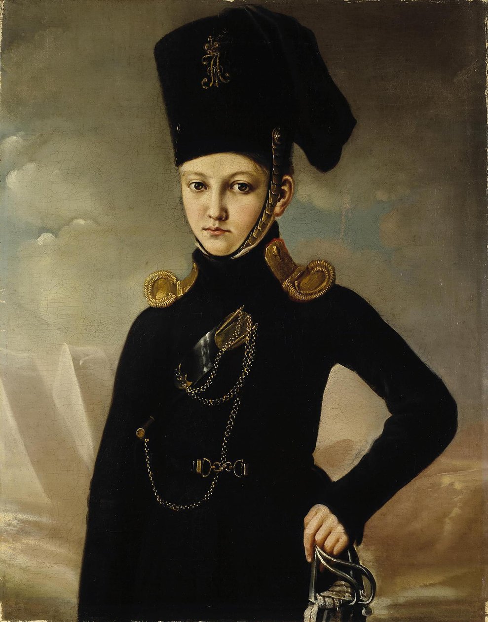 Kosak af det 1. beredne kosakregiment, grev M.A. Dmitriev-Mamonov, første kvartal af 1800-tallet af Unbekannt