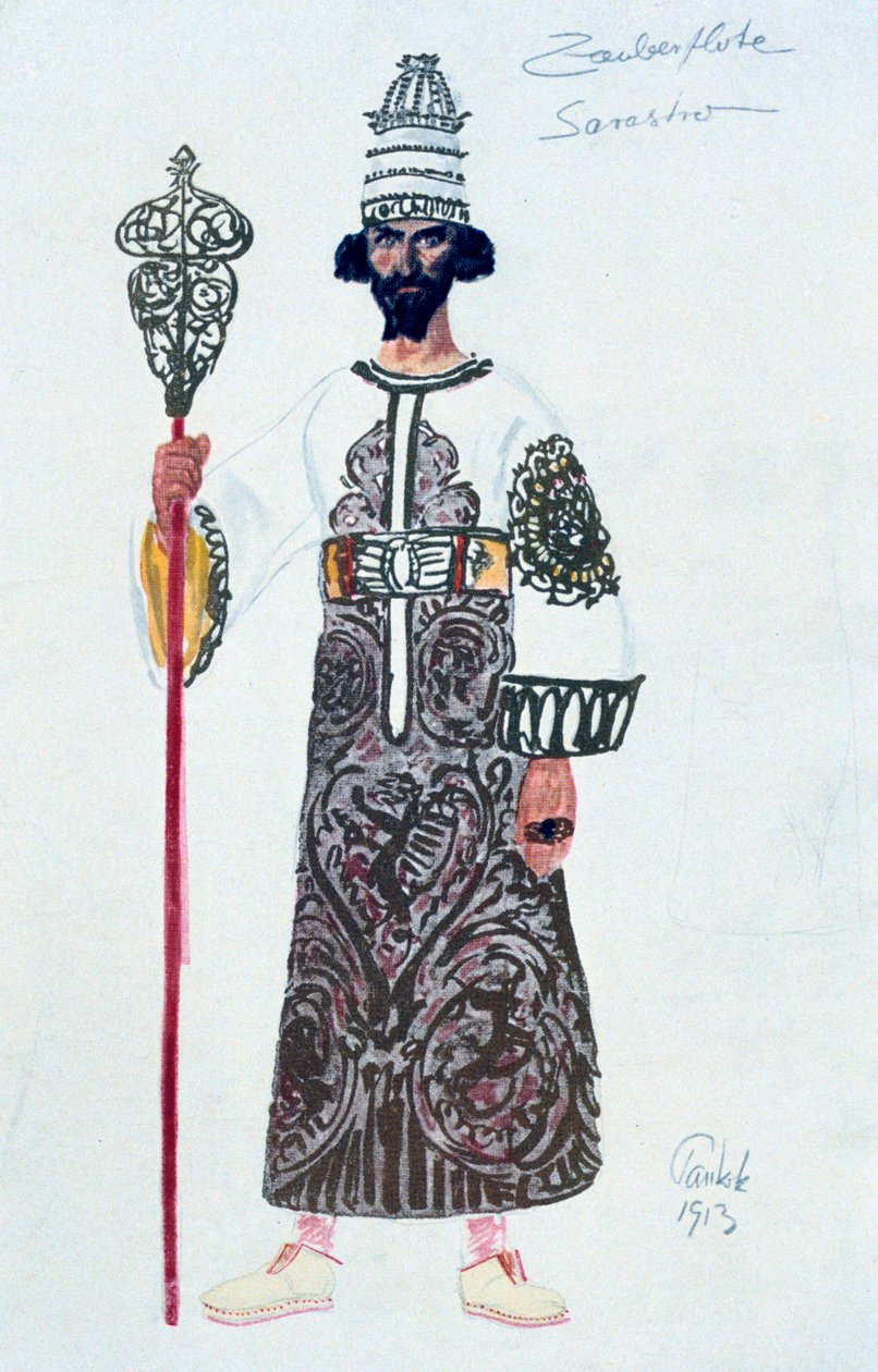 Kostumedesign til Sarastro, 1913 af Unbekannt