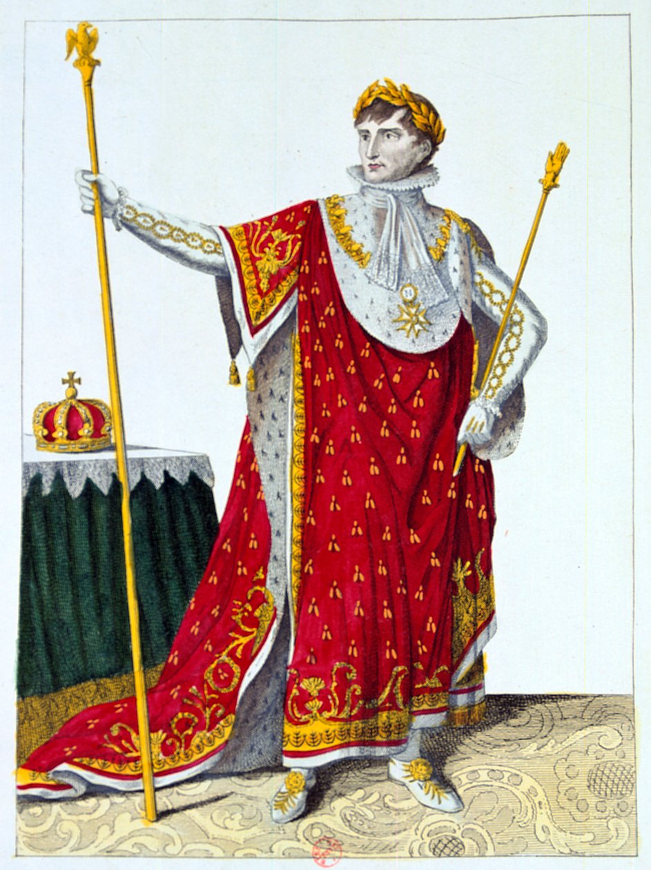 Kostume til kroningen af Napoleon I, 2. december 1804, 19. århundrede af Unbekannt