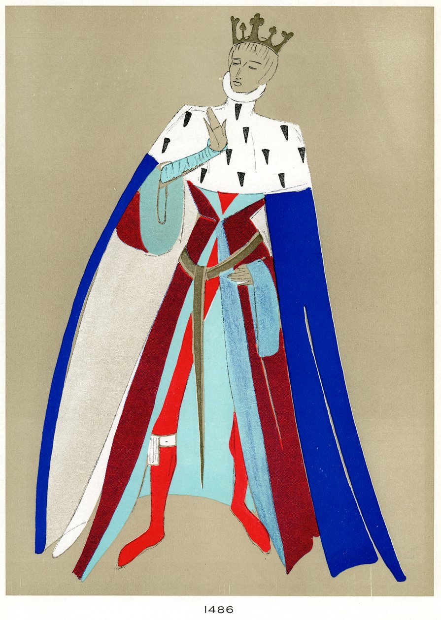 Kostume fra 1486, tidligt til midten af det 20. århundrede af Unbekannt