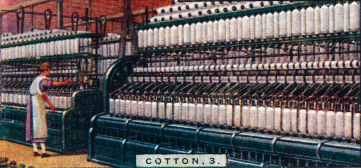 Bomuld, 3. - Spindemaskine, Lancashire, 1928 af Unbekannt