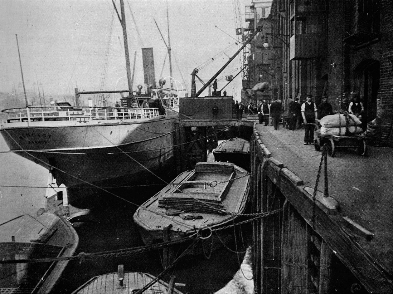 Cottons Wharf, Tooley Street, London, c1900 1901 af Unbekannt