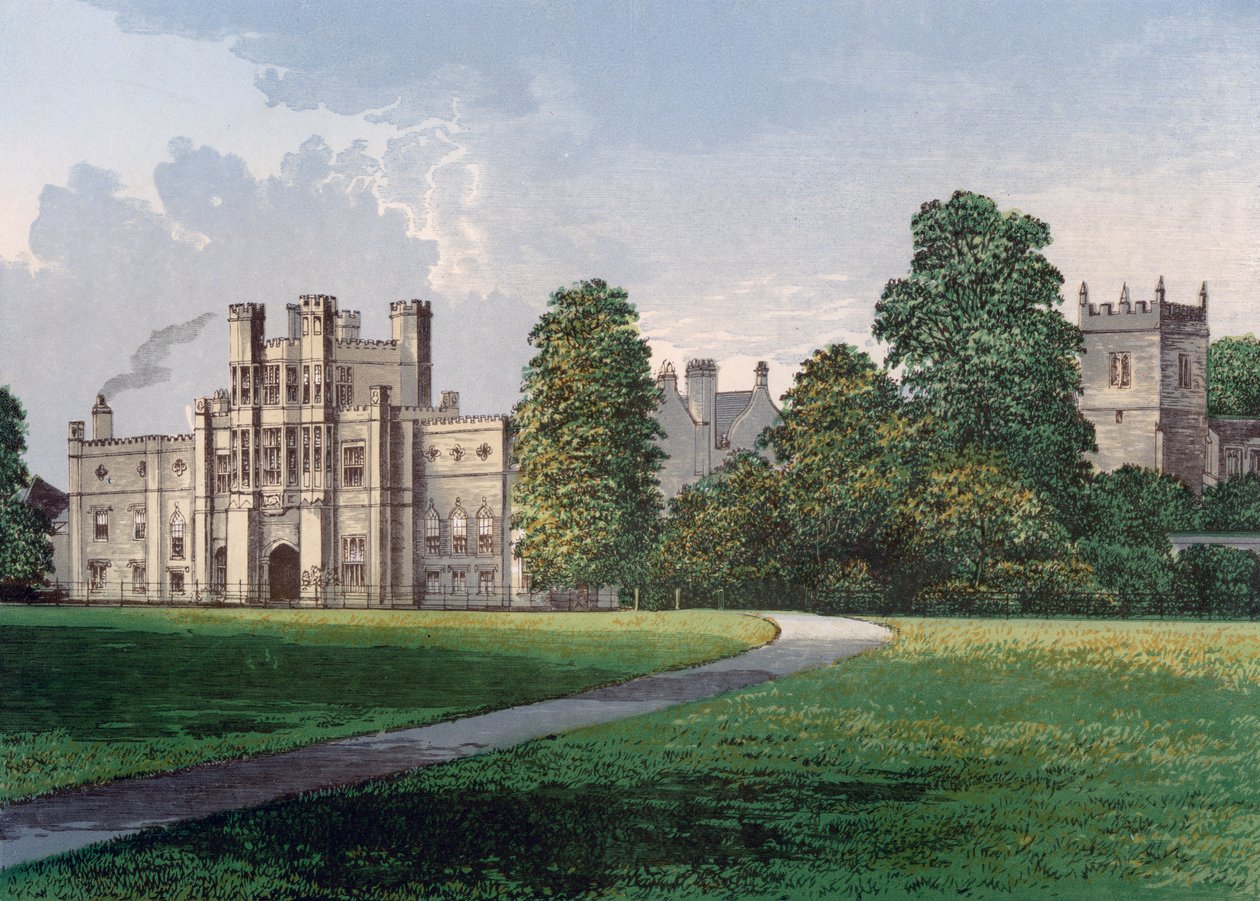 Coughton Court, Warwickshire, slutningen af det 19. århundrede af Unbekannt