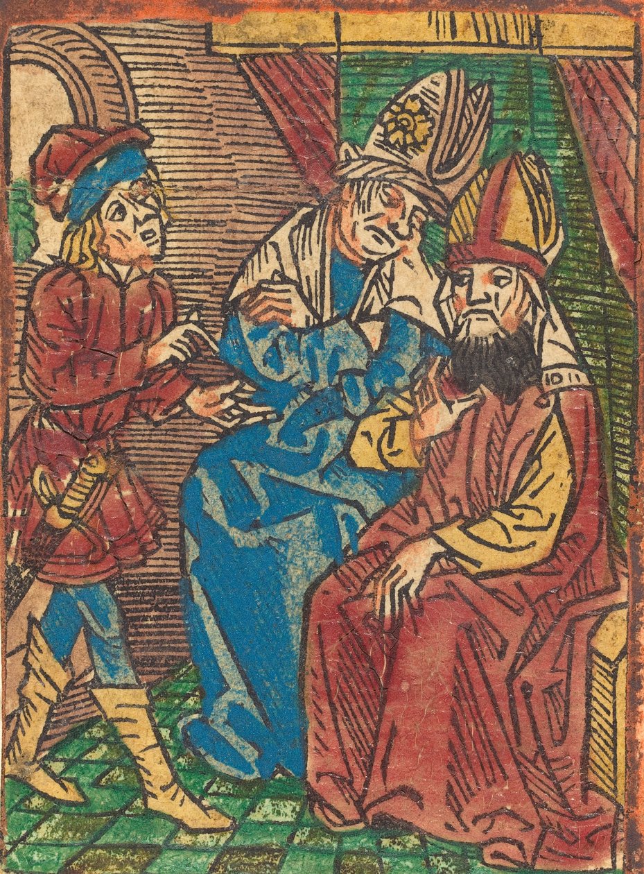 Ypperstepræsternes råd, ca. 1490. af Unbekannt