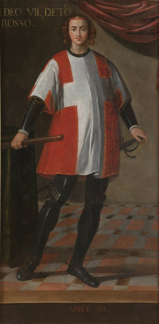 Grev Amadeus VII af Savoyen 1360-1391 af Unbekannt