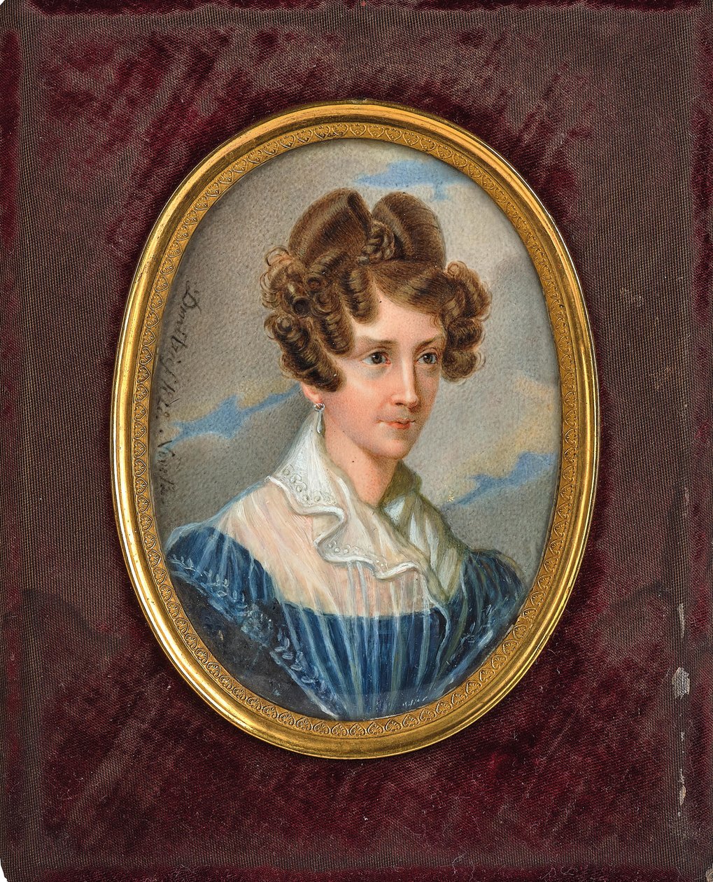 Grevinde Emilie Troubetzkoy, født prinsesse zu Sayn Wittgenstein 1801-1869, 1828. af Unbekannt