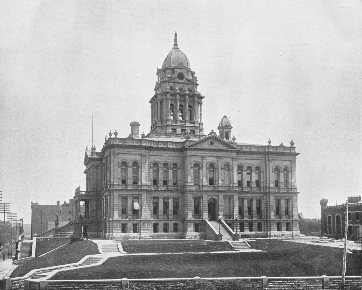 Court House, Omaha, Nebraska, USA, c1900. af Unbekannt
