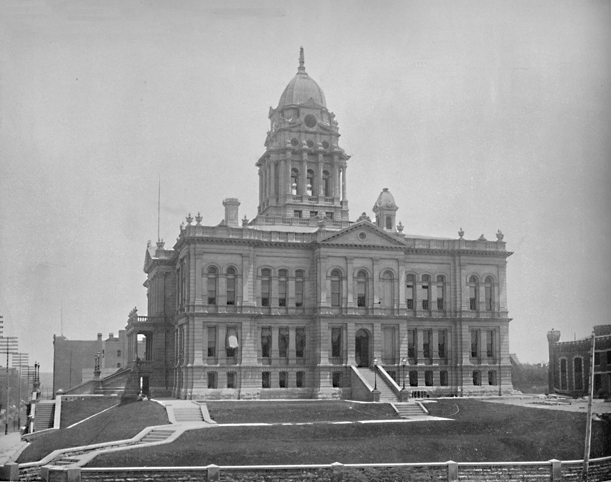 Court House, Omaha, Nebraska, c1897. af Unbekannt