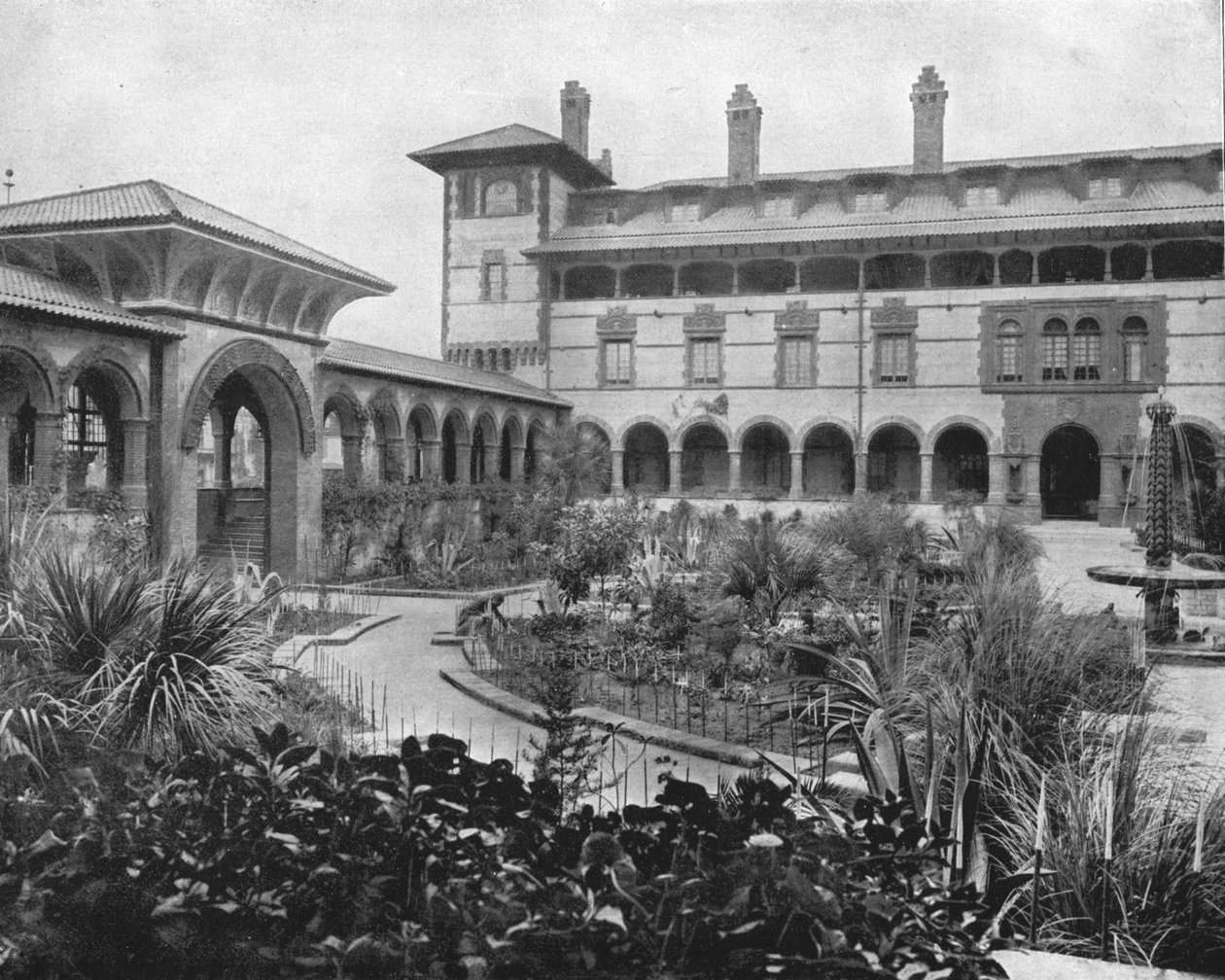 Court of Ponce de Leon, St. Augustine, Florida, USA, c1900. af Unbekannt